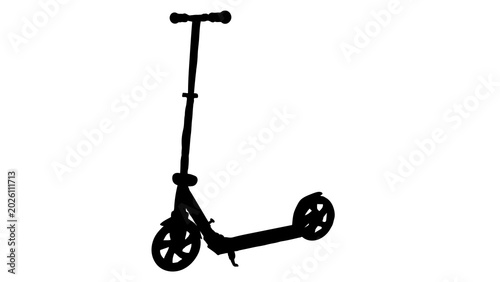 Blue Scooter