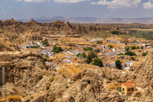 Guadix caves houses (Cuevas de Guadix), Guadix, Province of Granada, Andalusia, Spain