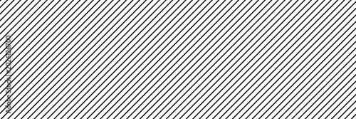 Fotografie Black diagonal stripe pattern on white background