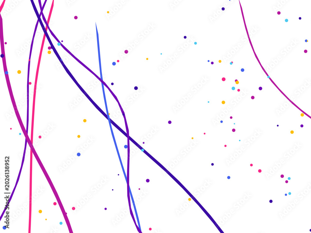 Fototapeta premium Colorful Party Streamers Celebration Background