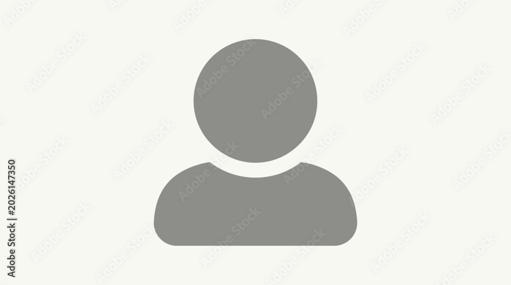 Obraz premium A person icon represents an individual in a simple graphic design