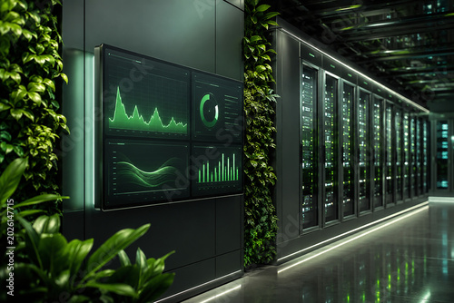 Sustainable Green Data Center Infrastructure with Energy Analytics Dashboard