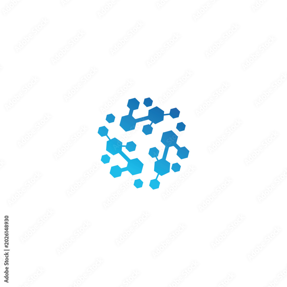 Fototapeta premium Technology Artificial Intelligence AI Network Digital Connection Innovation Data System Neural Network Hexagon Modern Tech Futuristic Cyber Technology Connectivity Smart System Blockchain Cloud Comput