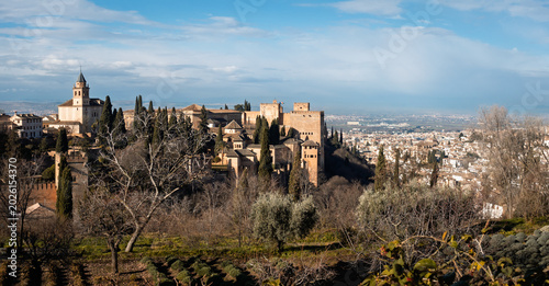 Cuadro en lienzo View of the Alhambra palace, Granada, Spain