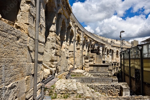 Les arènes de Nîmes (Gard)