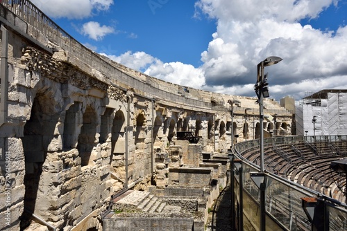 Les arènes de Nîmes (Gard)