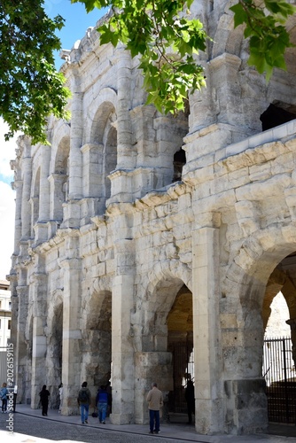Les arènes de Nîmes (Gard)