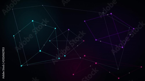 tech plexus network glowing data nodes background