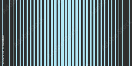Abstract halftone vertical line pattern vector background with blue and black stripes gradient effect