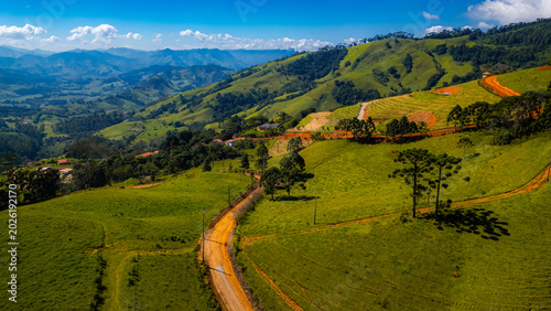Vila Rural Fazenda Serra Mantiqueira Campo Montanhas Morros Paisagem Natural Gonçalves Minas Gerais Brasil América Do Sul Turismo Turístico Inverno Temporada Serrana Natureza Campo Ecoturismo Cenário
