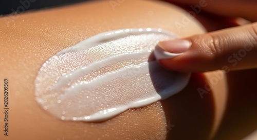 Skin care foam application with hand pumping cleanser on textured face for beauty routine, hygiene, spa therapy, and self care productivity