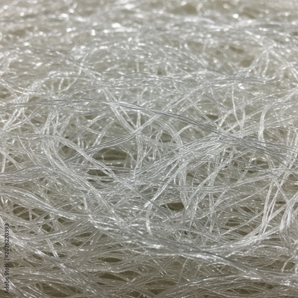 Fototapeta premium Close-up of Transparent Fibers Texture