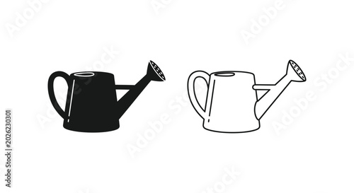 Garden watering can set plant tool