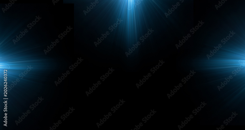 Fototapeta premium Blue Light Ray Glowing Background,Futuristic Blue Neon Glow Design,Cyber Blue Neon Ray Abstract
