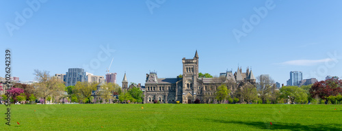 University College building located at the University of Toronto's St. George campus in downtown Toronto, Ontario, Canada, in spring of 2026. The University of Toronto is a public research university.
