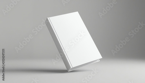 Floating book cover mock up