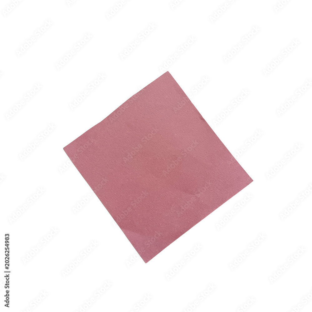 Fototapeta premium Pink square shape with a rough texture