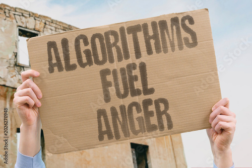Foto "Algorithms Fuel Anger" Online systems often amplify conflict