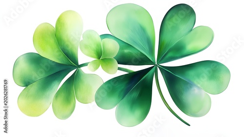 St. Patrick's day symbols.