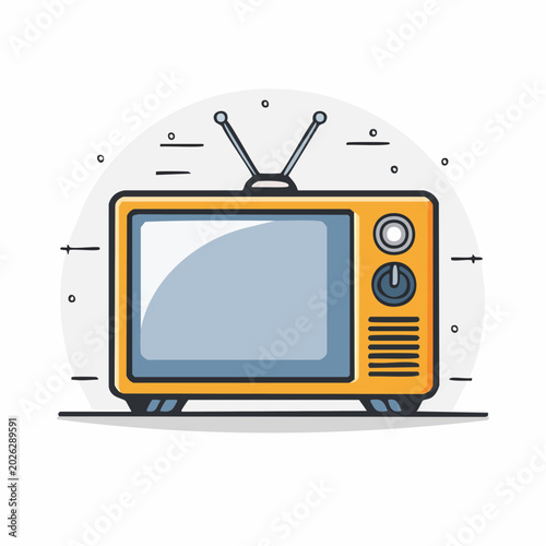 Retro Television Icon