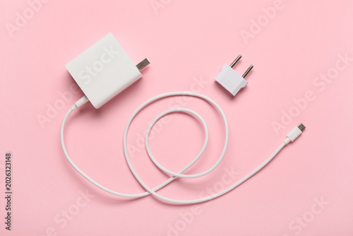 Modern power adapter, USB c...