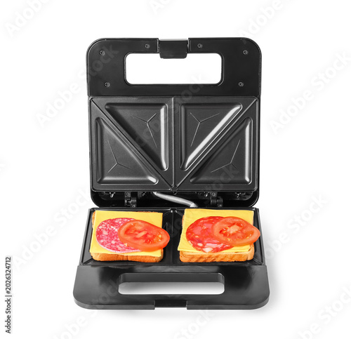 Electric sandwich maker wit...