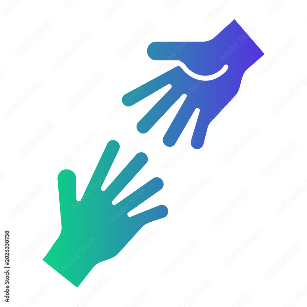 Obraz premium support Gradient icon
