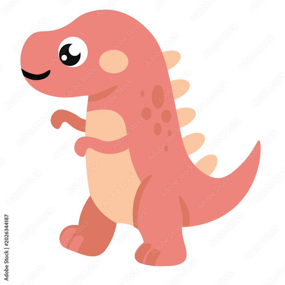 Naklejka premium cute dino illustration