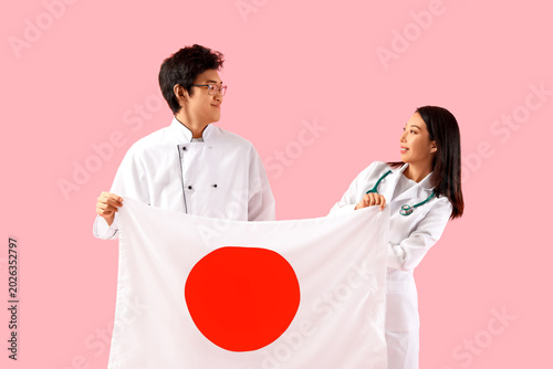Young Asian doctor and chef...