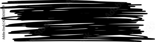 Abstract black and white image with horizontal streaks, resembling a blurred or obscured section of text or data, creating a sense of censorship or redaction.