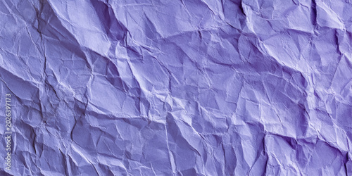 Crumpled Purple Paper Texture Vector Background with Creases and Folds