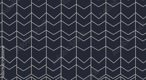 Dark blue geometric pattern with repeating light gray chevron or zigzag lines creating a sophisticated and modern abstract texture.
