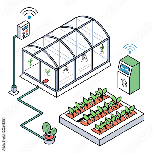 Automated smart greenhouse hydroponic setup with wireless plant monitoring