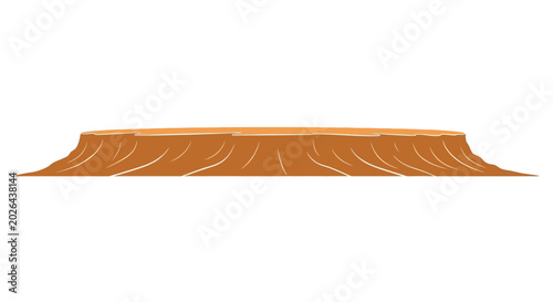 Tableau sur toile Brown leather sofa cushion top view.