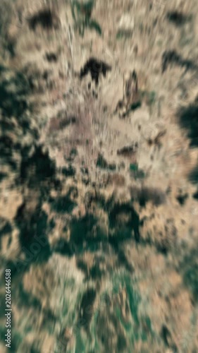 Earth Zoom From Space to Mexico City 