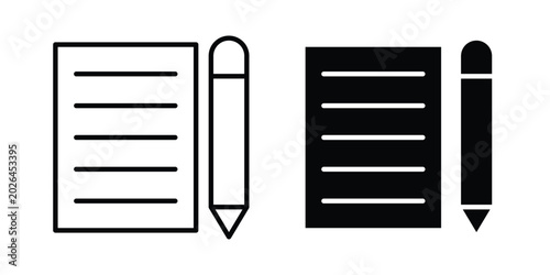 Cuadro en lienzo Assignment icon - web black vector design.