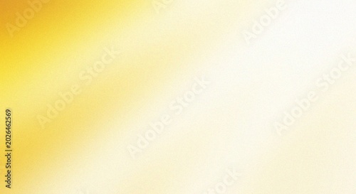 Cuadro en lienzo Soft gradient background transitioning from light yellow to white Grainy Texture