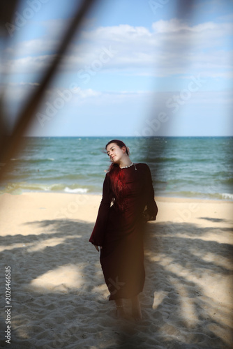 man on the beach