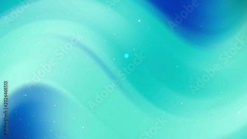 Bright Turquoise Paradise Abstract Gradient Background