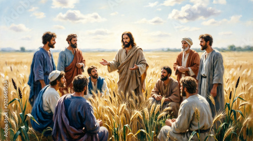 Jesus reveals the wheat and weeds parable, teaching divine judgment at harvest's end.