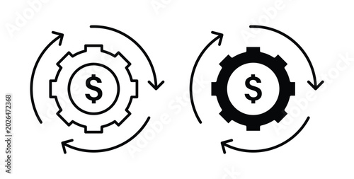 Photos Costs optimization Icon