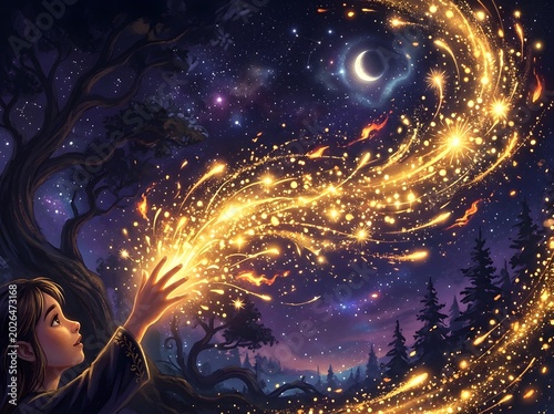 Golden_Spark_Effects_Illustration 2