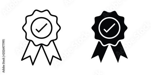 Konstfotografi Warranty icon - web black vector design.