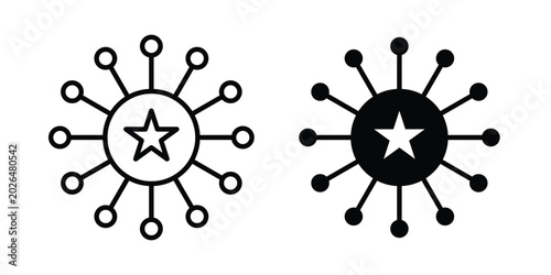 Cuadro en lienzo Additional skills icon line, outline and flat vector elements