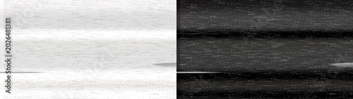 Obraz na płótnie Classic black and white vhs tracking static with horizontal noise isolated on tr