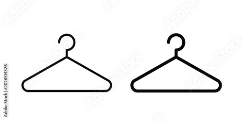 Foto Hanger icon liner logo vector