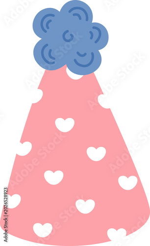 cute hand drawn birthday element