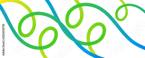 Colorful liner abstract design dynamic flowing lines for modern graphics