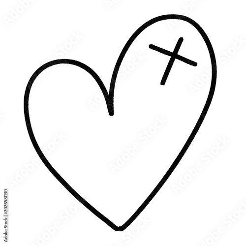 heart in the target of pain