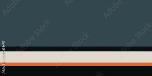 Obraz na płótnie Horizontal color stripe band abstract graphic design.